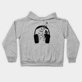 Headphone Banjo Kids Hoodie